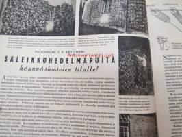 Kotiliesi 1941 nr 9 toukokuu I, ilmestynyt 1.5.1941, sis. mm. seur. artikkelit / kuvat / mainokset; Kansikuvitus Martta Wendelin, Arabia, Kalamiehen kamppeita,