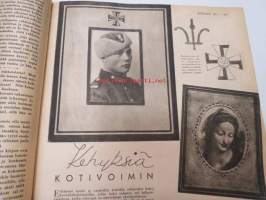 Kotiliesi 1941 nr 9 toukokuu I, ilmestynyt 1.5.1941, sis. mm. seur. artikkelit / kuvat / mainokset; Kansikuvitus Martta Wendelin, Arabia, Kalamiehen kamppeita,