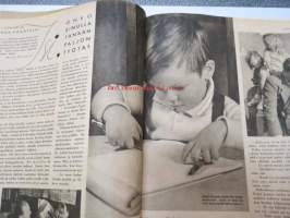 Kotiliesi 1941 nr 9 toukokuu I, ilmestynyt 1.5.1941, sis. mm. seur. artikkelit / kuvat / mainokset; Kansikuvitus Martta Wendelin, Arabia, Kalamiehen kamppeita,