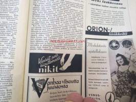 Kotiliesi 1941 nr 9 toukokuu I, ilmestynyt 1.5.1941, sis. mm. seur. artikkelit / kuvat / mainokset; Kansikuvitus Martta Wendelin, Arabia, Kalamiehen kamppeita,