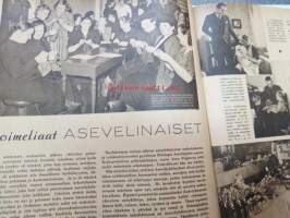 Kotiliesi 1941 nr 11 kesäkuu I sis. mm. seur. artikkelit / kuvat / mainokset; Kansikuvitus Martta Wendelin, Kuistin tai viikonloppumajan pöytä teko-ohjeet