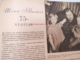 Kotiliesi 1941 nr 11 kesäkuu I sis. mm. seur. artikkelit / kuvat / mainokset; Kansikuvitus Martta Wendelin, Kuistin tai viikonloppumajan pöytä teko-ohjeet