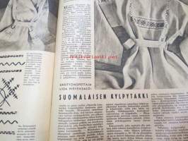 Kotiliesi 1941 nr 11 kesäkuu I sis. mm. seur. artikkelit / kuvat / mainokset; Kansikuvitus Martta Wendelin, Kuistin tai viikonloppumajan pöytä teko-ohjeet