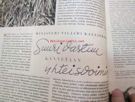 Kotiliesi 1941 nr 14-15 heinäkuun II - elokuun I sis. mm. seur. artikkelit, Kansikuvitus Martta Wendelin, Mary Olki - Reikäompelu on kaunista taidetta