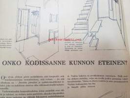 Kotiliesi 1941 nr 16 elokuu II sis. mm. seur. artikkelit / kuvat / mainokset; Kansikuvitus Martta Wendelin, Pellavaliina teko-ohje sivulla 2, Kamppailujen kesän