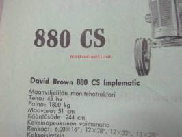 David Brown 880 D, 880 CS, 990 B, 990 AS -myyntiesite