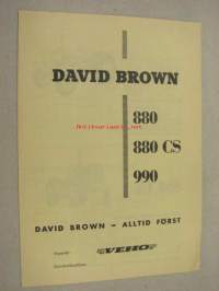David Brown 880 , 880 CS, 990 -myyntiesite