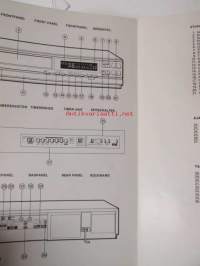 Salora SV 8620 Kuvanauhuri - Käyttöohje, Bruksanvisning, Instructions for use, Bedienungsanleitung