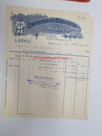 Rautakauppa Osakeyhtiiö Ilmarinen, Lappeenranta, 28.11.1934 -asiakirja