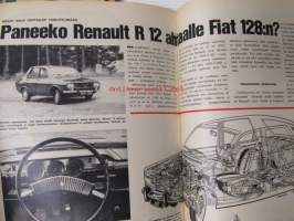 Tekniikan Maailma 1969 nr 16, sis. mm. seur. artikkelit / kuvat / mainokset;       Hydrokopteri - sama paatti kesät talvet, Fiat 128 luksusversio, Esittelyssä
