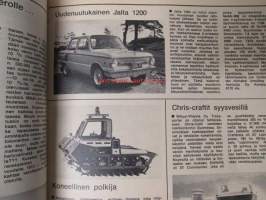 Tekniikan Maailma 1969 nr 16, sis. mm. seur. artikkelit / kuvat / mainokset;       Hydrokopteri - sama paatti kesät talvet, Fiat 128 luksusversio, Esittelyssä