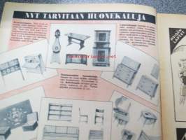 Kotiliesi 1941 nr 20, sis. mm. seur. artikkelit / kuvat / mainokset; Kansikuvitus Martta Wendelin, Huonekalumallit- työpiirustustilaus, Sota-ajan lapset -