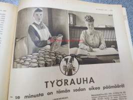 Kotiliesi 1941 nr 20, sis. mm. seur. artikkelit / kuvat / mainokset; Kansikuvitus Martta Wendelin, Huonekalumallit- työpiirustustilaus, Sota-ajan lapset -