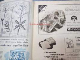 Kotiliesi 1941 nr 19, sis. mm. seur. artikkelit / kuvat / mainokset; Kansikuvitus Martta Wendelin, Eva Anttila - Kedon kukkaset - harvanukkainen puoliryijy, Perunaa