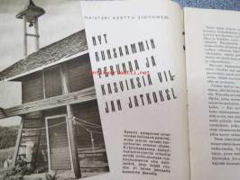 Kotiliesi 1941 nr 19, sis. mm. seur. artikkelit / kuvat / mainokset; Kansikuvitus Martta Wendelin, Eva Anttila - Kedon kukkaset - harvanukkainen puoliryijy, Perunaa