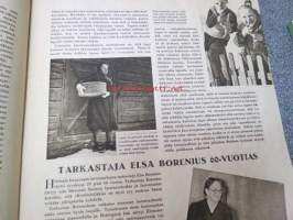 Kotiliesi 1941 nr 19, sis. mm. seur. artikkelit / kuvat / mainokset; Kansikuvitus Martta Wendelin, Eva Anttila - Kedon kukkaset - harvanukkainen puoliryijy, Perunaa