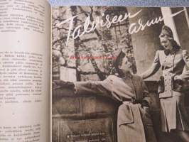 Kotiliesi 1941 nr 19, sis. mm. seur. artikkelit / kuvat / mainokset; Kansikuvitus Martta Wendelin, Eva Anttila - Kedon kukkaset - harvanukkainen puoliryijy, Perunaa