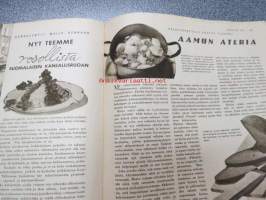 Kotiliesi 1941 nr 19, sis. mm. seur. artikkelit / kuvat / mainokset; Kansikuvitus Martta Wendelin, Eva Anttila - Kedon kukkaset - harvanukkainen puoliryijy, Perunaa