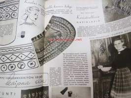 Kotiliesi 1941 nr 2, tammikuu II, sis. mm. seur artikkelit / kuvat / mainokset; Kansikuva Martta Wendelin, Lapinlakki - kuvitettu teko-ohje sivu 2,