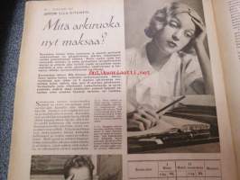 Kotiliesi 1941 nr 2, tammikuu II, sis. mm. seur artikkelit / kuvat / mainokset; Kansikuva Martta Wendelin, Lapinlakki - kuvitettu teko-ohje sivu 2,