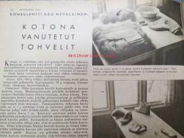 Kotiliesi 1941 nr 2, tammikuu II, sis. mm. seur artikkelit / kuvat / mainokset; Kansikuva Martta Wendelin, Lapinlakki - kuvitettu teko-ohje sivu 2,