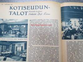 Kotiliesi 1938 nr 3, helmikuu I, sis. mm. seur artikkelit / kuvat / mainokset; Kansikuva Martta Wendelin( Tyttö ja kelkka) Kirjoituslipasto teko-ohje sivulla 2,