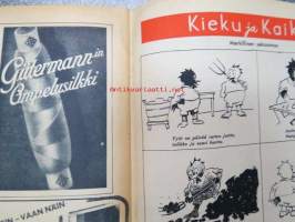 Kotiliesi 1938 nr 3, helmikuu I, sis. mm. seur artikkelit / kuvat / mainokset; Kansikuva Martta Wendelin( Tyttö ja kelkka) Kirjoituslipasto teko-ohje sivulla 2,