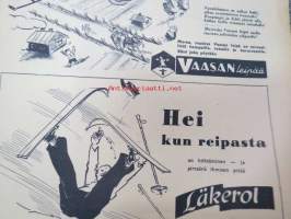 Kotiliesi 1938 nr 4, helmikuu II, sis. mm. seur artikkelit / kuvat / mainokset; Kansikuva Martta Wendelin, Kodin lääkekaappi teko-ohje sivulla 2, Vaasan leipää,