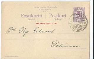 Savo-Karjalan Tukkuliike Oy -    firmakortti firmakuori 1924
