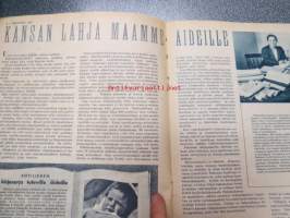 Kotiliesi 1938 nr 1, tammikuu I, sis. mm. seur artikkelit / kuvat / mainokset; Kansikuva Martta Wendelin, Vauvan ikioma tuoli teko-ohje sivulla 2, Nivea Oxgenol,