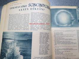 Kotiliesi 1938 nr 1, tammikuu I, sis. mm. seur artikkelit / kuvat / mainokset; Kansikuva Martta Wendelin, Vauvan ikioma tuoli teko-ohje sivulla 2, Nivea Oxgenol,