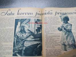 Kotiliesi 1938 nr 1, tammikuu I, sis. mm. seur artikkelit / kuvat / mainokset; Kansikuva Martta Wendelin, Vauvan ikioma tuoli teko-ohje sivulla 2, Nivea Oxgenol,