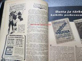 Kotiliesi 1942 nr 9, toukokuu I, sis. mm. seur artikkelit / kuvat / mainokset; Kansikuva Martta Wendelin, Siivoamme saippuattakin, kukkia, Jussi Komonen