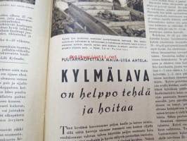 Kotiliesi 1942 nr 6, maaliskuu II, sis. mm. seur artikkelit / kuvat / mainokset; Kansikuva Martta Wendelin, Isänmaan laina, Entisajan kodikkuutta - Turku