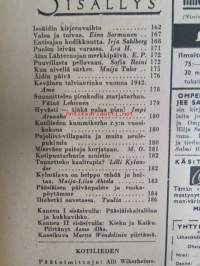 Kotiliesi 1942 nr 6, maaliskuu II, sis. mm. seur artikkelit / kuvat / mainokset; Kansikuva Martta Wendelin, Isänmaan laina, Entisajan kodikkuutta - Turku