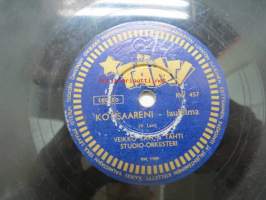 Tähti RW 457 Veikko Lavi - Kotisaareni / Toivo Ruuska - Unelma -savikiekkoäänilevy, 78 rpm