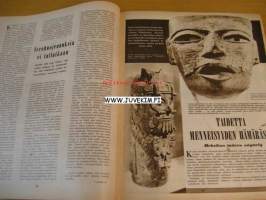 Suomen Kuvalehti 1952 nr 39, kansikuva A.O. Suomi vaununtekijä Turun Luostarinmäellä, erikoisreportaasi Oulun salpietaria, käsityötaidon päivä Luostarinmäellä