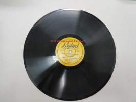 Rytmi R 6229 Chorus Cantorum Finlandiae - Päivä tyköön pois kulkee / Rakkahin Jeesus -savikiekkoäänilevy, 78 rpm