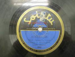 Sointu 350 F. Malmsten - Sydämmen ääni / Sorrento -savikiekkoäänilevy, 78 rpm