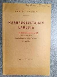 Maanpuolustajain lauluja. Miesäänisten laulukuntien ohjelmistoa. 15 vihko