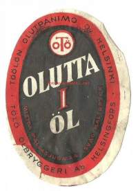 Olutta I -  olutetiketti