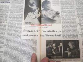 Kotiliesi 1940 nr 22, marraskuu II, sis. mm. seur. artikkelit / kuvat / mainokset; Kansikuvitus Martta Wendelin, Säännöstely, Kultakeräyksen korunäyttelyn