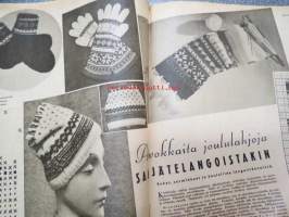 Kotiliesi 1940 nr 22, marraskuu II, sis. mm. seur. artikkelit / kuvat / mainokset; Kansikuvitus Martta Wendelin, Säännöstely, Kultakeräyksen korunäyttelyn