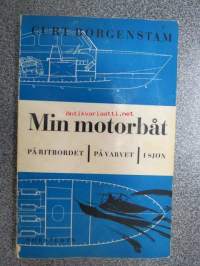 Min motorbåt på ritbordet, på varvet, i sjön