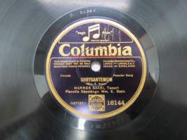 Columbia 16144 Hannes Saari - Meripojan heilat / Chrysantemum -savikiekkoäänilevy, 78 rpm