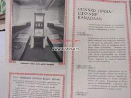 Cunard Linjalla Kanadaan -matka- / laivaesite