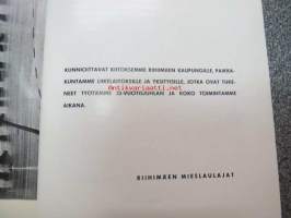 Riihimäen Mieslaulajat ry 1946-1971 25 vuotta