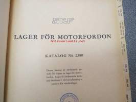 SKF lager för motorfordon (sis. myös eri ajoneuvovalmistajien numerot muutettuna SKF-numeroiksi)