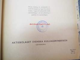 SKF lager för motorfordon (sis. myös eri ajoneuvovalmistajien numerot muutettuna SKF-numeroiksi)