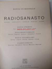 Radiosanasto - Suomi-Ruotsi-Saksa-Englanti-Venäjä